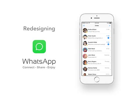 Whatsapp Redesign Concept On Behance
