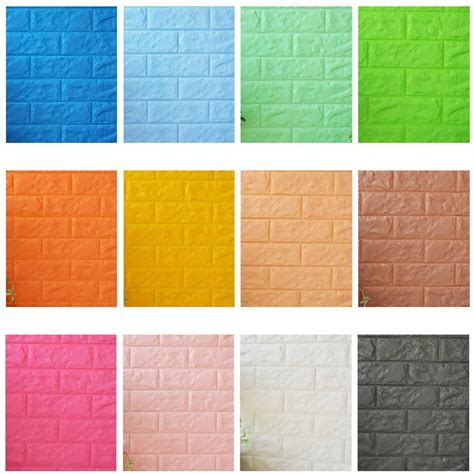 Sofa Background Wall Decor Multi Color Foam Brick Wall Bricks Foam 850x850 Download Hd