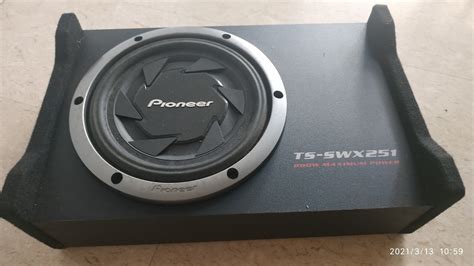 Pioneer Ts Swx251 Shallow Type Passive Subwoofer Car Accessories