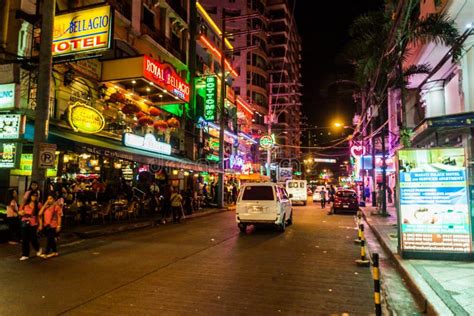 Manila Philippines January 26 2018 P Burgos Street In Makati City Of Manila Philippines