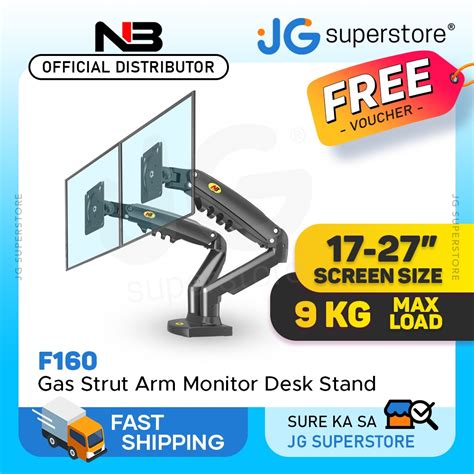 North Bayou Nb F160 Dual Monitor Heavy Duty Desk Mount Stand For 17