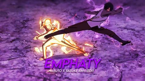 Naruto X Sasuke Vs Momoshiki Emphaty Editamv 4k Youtube