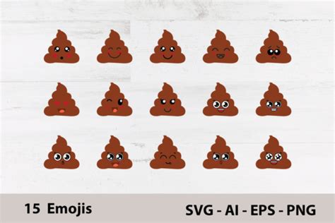 Poop Emoji Svg Poop Emoji Clip Art Graphic By Morning Svg · Creative