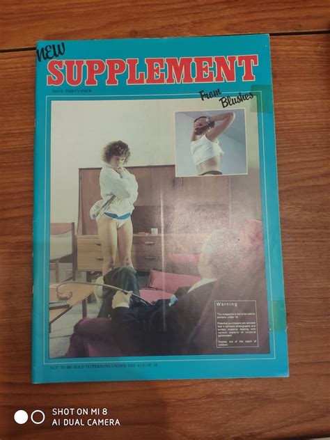 Vintage New Supplement Magazine From Blushes Issue 34 Etsy