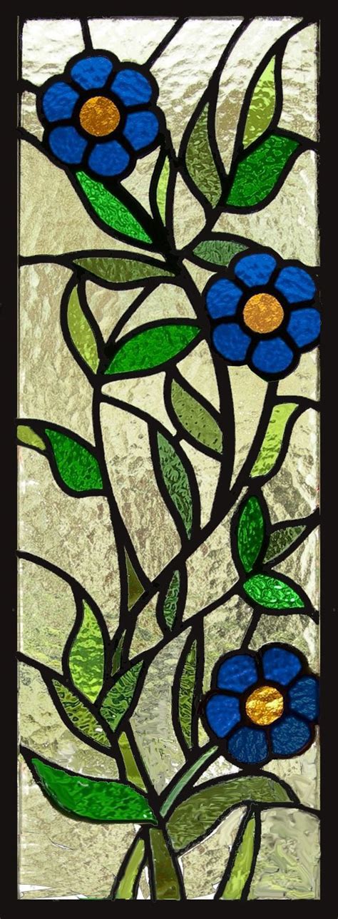 Decorative Stained Glass Window Stained Stained Glass Flowers