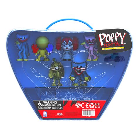 poppy playtime minifigure collector case set featuring huggy wuggy 10 figures with exclusives