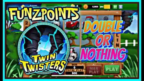 Double Or Nothing Twin Twisters Funzpoints Online Slots Win Real Money Youtube