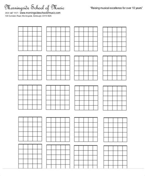 Free 6 Music Chart Templates In Pdf