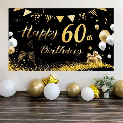 We did not find results for: 60th Birthday Party Decoration, Extra Large Black Gold ...