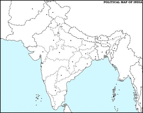 Physical Map Of India Outline Printable Printable Maps
