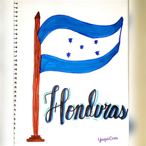 10 Bandera De Honduras Dibujo
