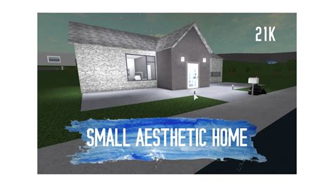 Bloxburg Small Aesthetic House 21k Youtube