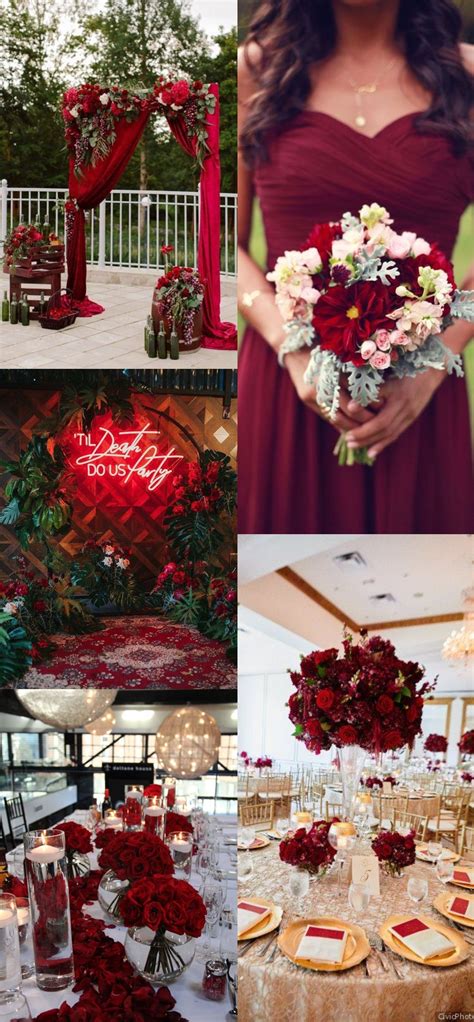 How To Choose The Best Wedding Color Schemes Best Wedding Colors Red Wedding February