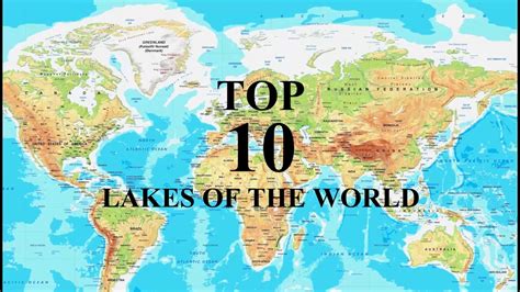 Top 20 Largest Lakes In The World Youtube
