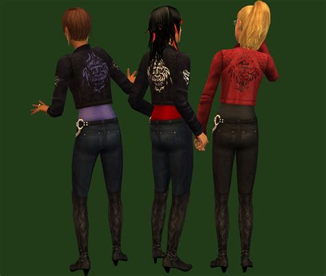Mod The Sims Bootscollar And Handcuffs Outfit Replacement
