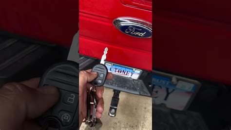 F150 Power Tailgate Lock And Open Youtube