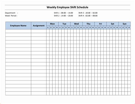 2 Week Schedule Template Example Calendar Printable Calendar Template