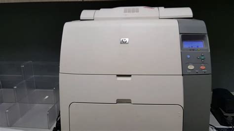 All drivers available for download have been scanned by antivirus program. HP Color LaserJet 4700 - How to print a configuration page - YouTube