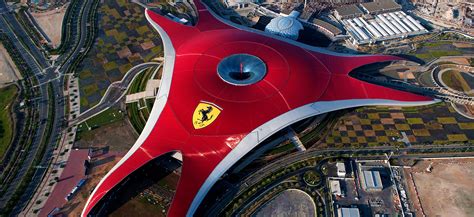 Ferrari land dubai roller coaster. Ferrari World Abu Dhabi