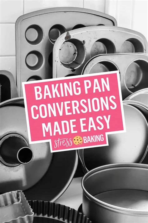 Baking Pan Conversions Made Easy Stress Baking