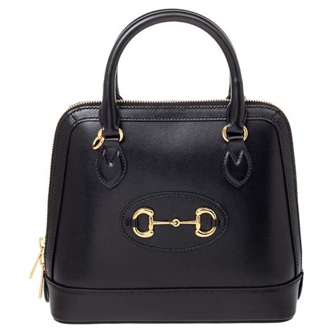 Gucci Black Leather Horsebit Shoulder Bag Gucci The Luxury Closet