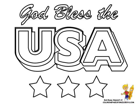 American Symbols Coloring Pages