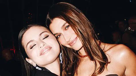 Hailey Bieber And Selena Gomez Pose Together Ruling Out The Possibility Of A Feud Yours Truly