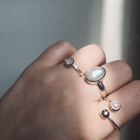 Baroque Pearl Ring By Lime Tree Design
