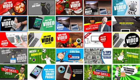 Professional Youtube Thumbnail Template 300 Pack Thumbnail Monster