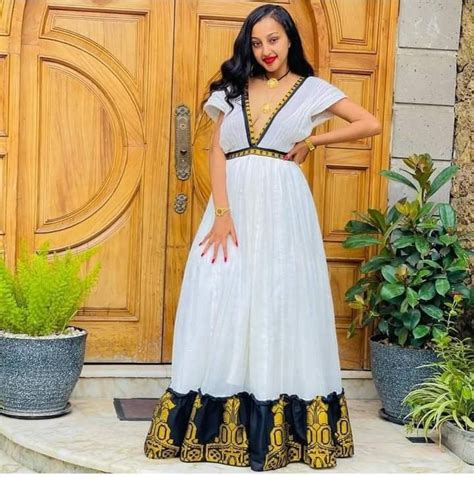Black Habesha Kemis Ethiopian Wedding Dress Ethiopian Dress Ethiopian Clothing