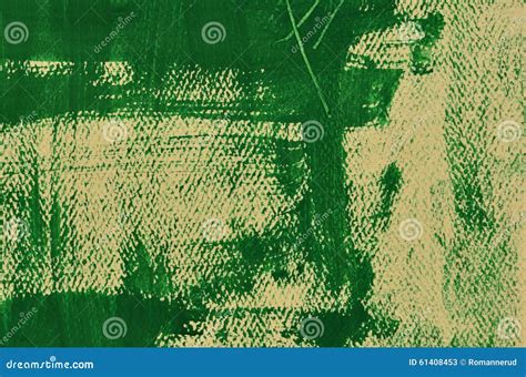 Hand Painted Multi Layered Green Background With Scratches Stock Image