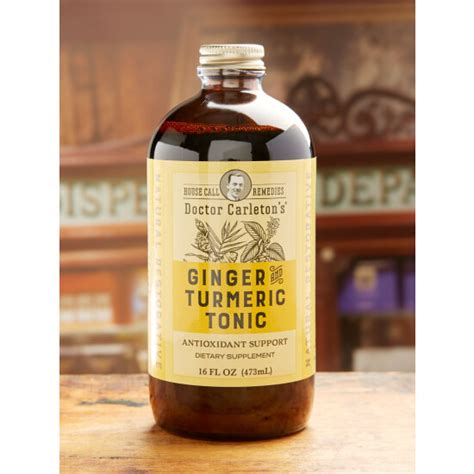 New Vermont Country Store Doctor Carleton S Ginger And Turmeric Tonic