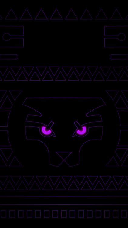Wallpaper vectors photos and psd files free download. black panther neon variant wallpaper pack phone • tablet ...