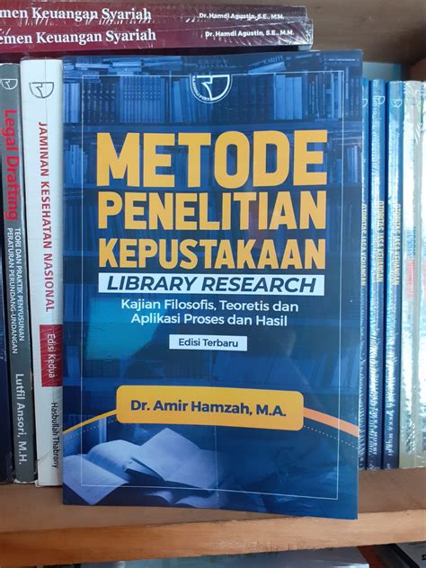 Buku Metode Penelitian Kepustakaan Library Research Kajian