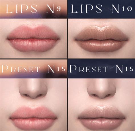 The Best Sims 4 Lip Presets To Download Snootysims