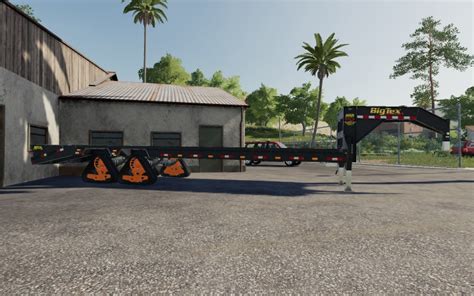 Mod Network Exp19bigtextrailerwithtracksfarming Simulator 19 Mods