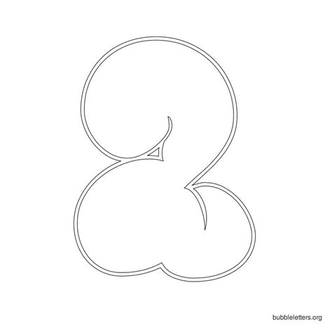 Free Printable Number Bubble Letters Bubble Number 96 Freebie Hot Sex Picture