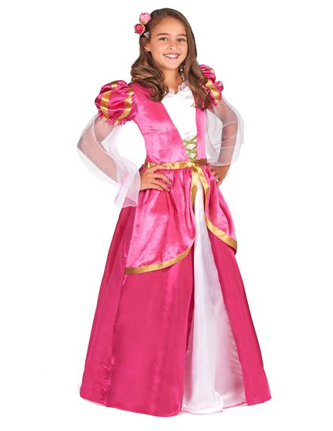 Disfraz Princesa Medieval Rosa Niña Disfraces Niñosy Disfraces