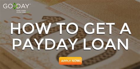 How To Get A Payday Loan