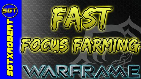 So you've loaded warframe for the first time and are now confused as what to do next. Warframe: *New* Best Focus Farming! (2016) - YouTube