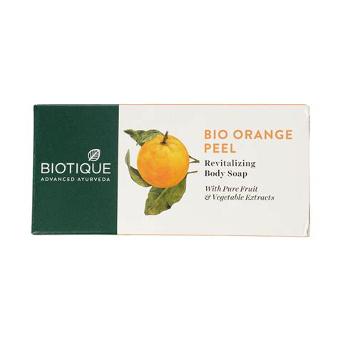 Biotique Bio Orange Peel Revitalising Body Soap 3613403 Tjc