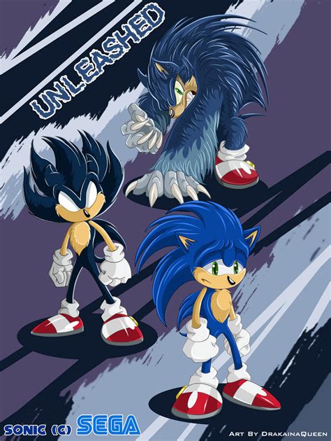 Unleashed Sonic By Drakainaqueen On Deviantart