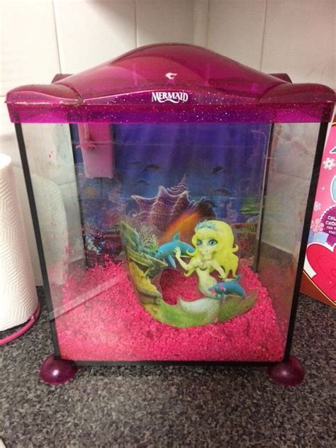 Mermaid Fish Tank With Pump Stones And Decorative Bits In Norwich