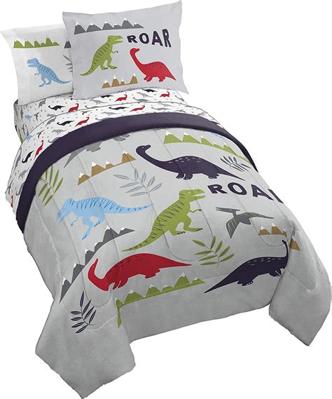 Jay Franco Trend Collector Dinosaur Roar 5 Piece Twin Bed