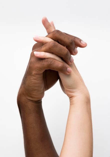 Free Photo Multiracial Hands Coming Together