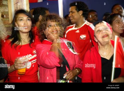 trinidad and tobago fans cheering team during 2 0 defeat vs england 2006 world cup finals famous