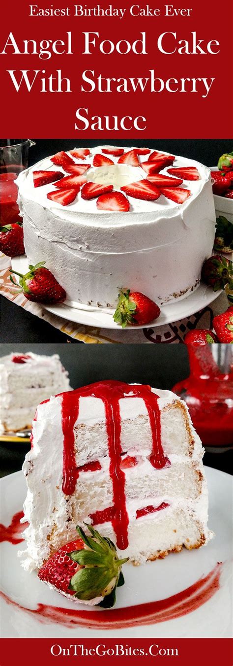 The recipe begins with beating the whites with cream of tartar which is added to stabilize the whites and prevents over beating. Angel Food Cake With Strawberries | Recipe (With images ...