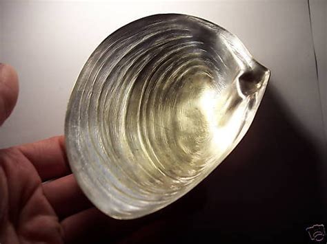 Antique Fine Silver Plated Clam Shell W S Blackinton