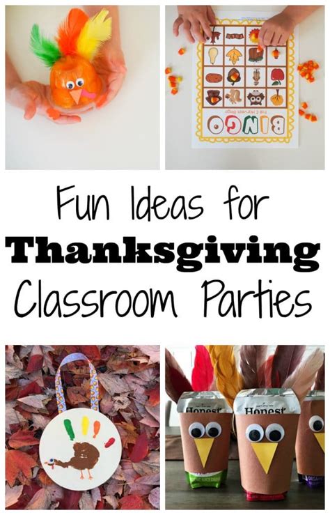 Easy Ideas For A Classroom Thanksgiving Party The Chirping Moms