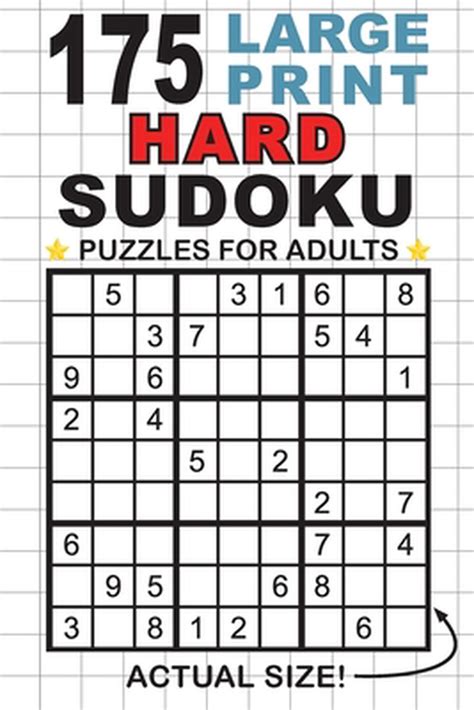 1 what john saw descending from heaven like a dove. 175 Large Print Hard Sudoku Puzzles for Adults Free ...